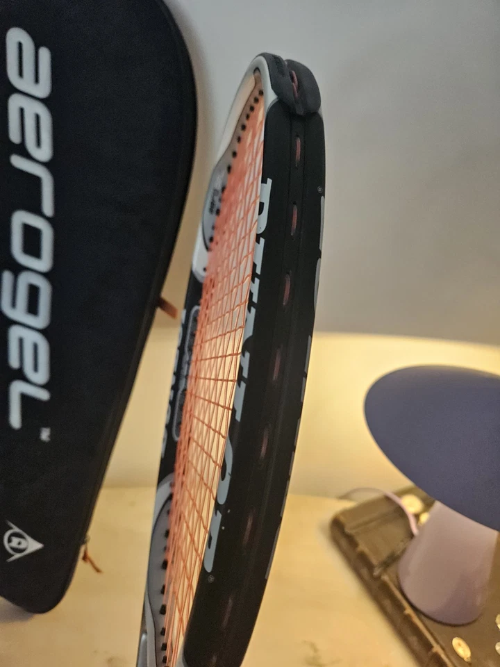 Raquette tennis Dunlop 4 Hundred Aerogel Avec housse Grip manche à refaire - Photo 3/4