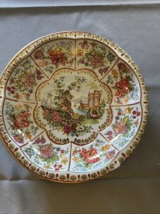 Vintage Daher Decorated Ware 1971 Floral Made in England Metal / Tin No. 11101
