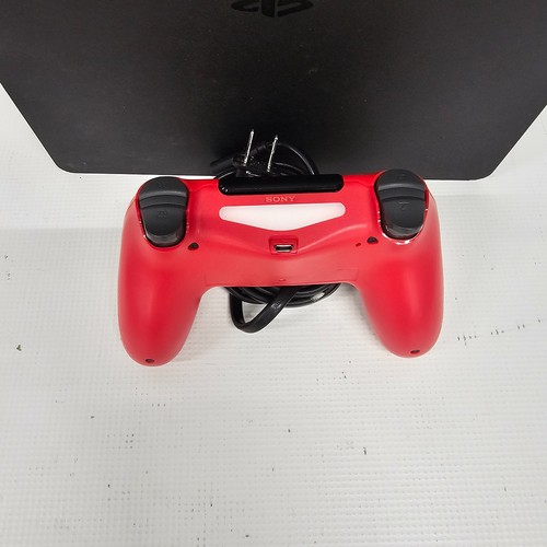 Sony PlayStation 4 Slim Black 12.5 CUH-2215B 1TB Red Controller - Picture 3 of 10