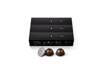 Nespresso Capsules VertuoLine, Intenso, Dark Roast Coffee, 30-Count Coffee Pods