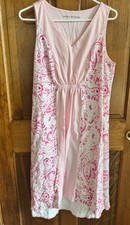 Carole Hochman Petite Length Painted Paisley Hight-Low Dress Nightgown PL