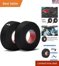 Automotive Wire Loom Harness Tape - Noiseless & Heat Resistant, 3/4'' x 49.2 FT