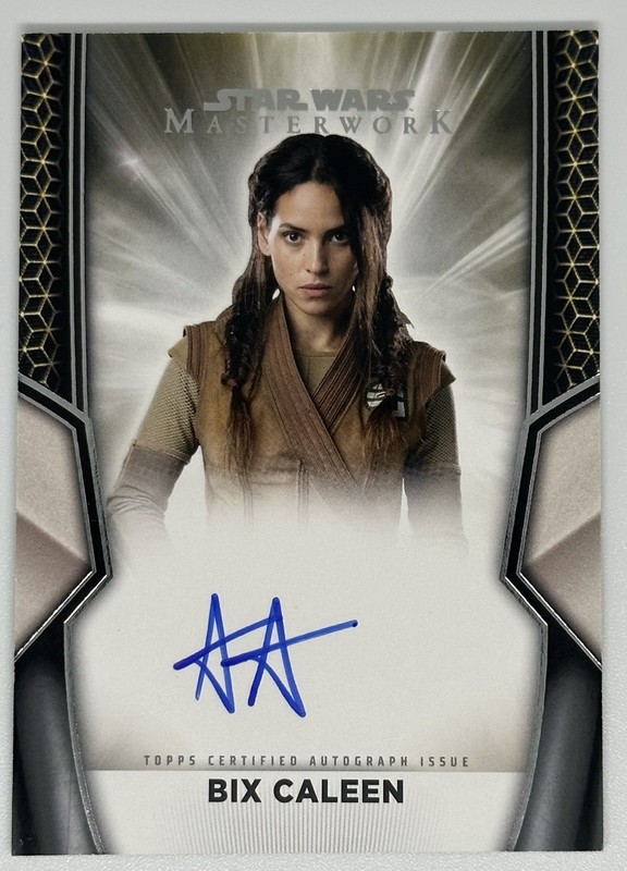 2025 Star Wars Masterwork - Bix Caleen - Adria Arjona Auto