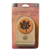  NEW Fiskars Large AUTUMN FLAIR Lockdown Punch Fall Leaf Card Making Scrapbook