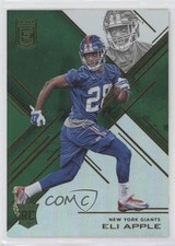 2016 Donruss Elite Elite Rookies Retail Green Eli Apple #106 yf0