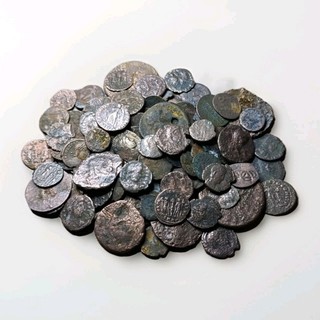 lote monedas romanas antiguas monedas romanas de bronce 100 monedas LOTE 100 A