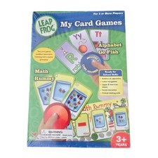LeapFrog My Card Games Alphabet Go Fish  Math Rummy   NEW Sealed