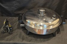 Sartén eléctrica Royal Prestige Liquid Core 1200W acero inoxidable 12,75" 0120CU