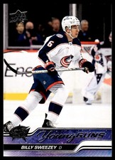 2023-24 Upper Deck Young Guns Billy Sweezey Rookie Columbus Blue Jackets #487