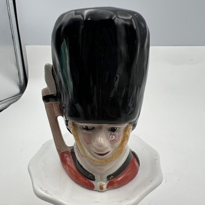 Staffordshire Character Small Jug GRENADIER GUARDSMAN 3 1/2'' Vintage 1960's