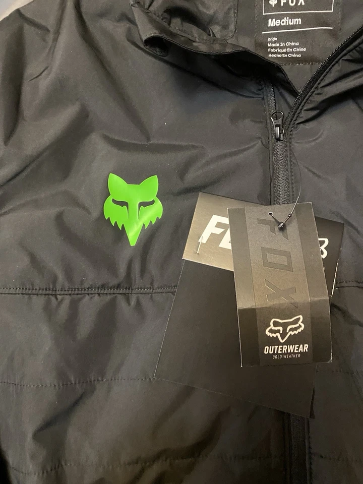 Chaqueta acolchada Fox Racing Kawasaki Howell para hombre - mediana - verde equipo/negro Foto 2 de 4