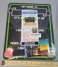 First  Last Day of School Sign Back to School Sign Wooden Chalkboard New