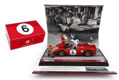 Brumm S25/09 Ferrari 330 P4 #6 2nd BOAC 6hr 1967 'Driver Swap' - 1/43 Scale