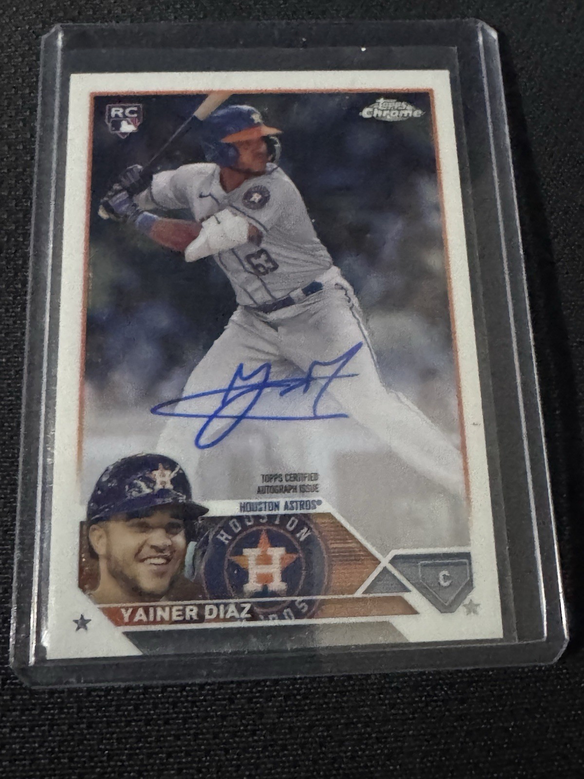 2023 Topps Chrome - Rookie Autographs Yainer Diaz #RA-YD (AU, RC)