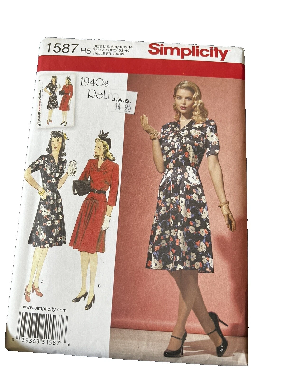 Vestido Femenino Simplicity Patrones de Costura