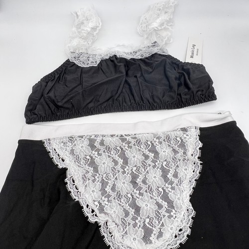 New Music Legs Sexy French Maid Costume - Size M/L - 第 5/7 張圖片