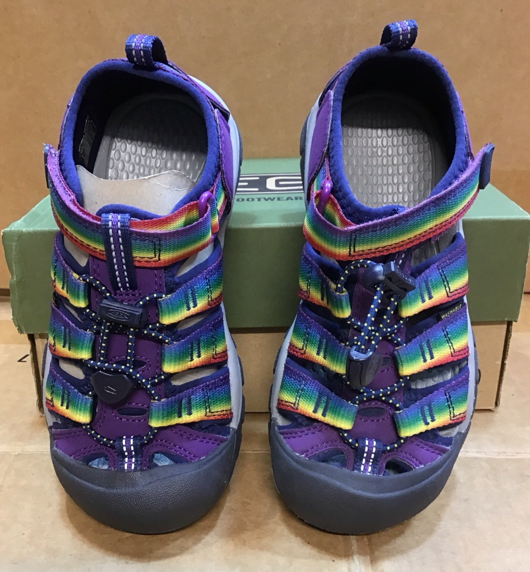 Sandali Keen Kids Newport H2 Multi Tillandsia viola arcobaleno bambini