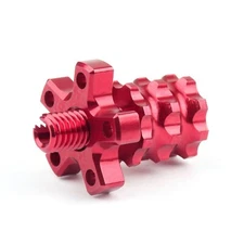 NEW MOTORCYCLE CNC CLUTCH CABLE ADJUSTER SCREW 8MM THREAD MOTORBIKE RED CA