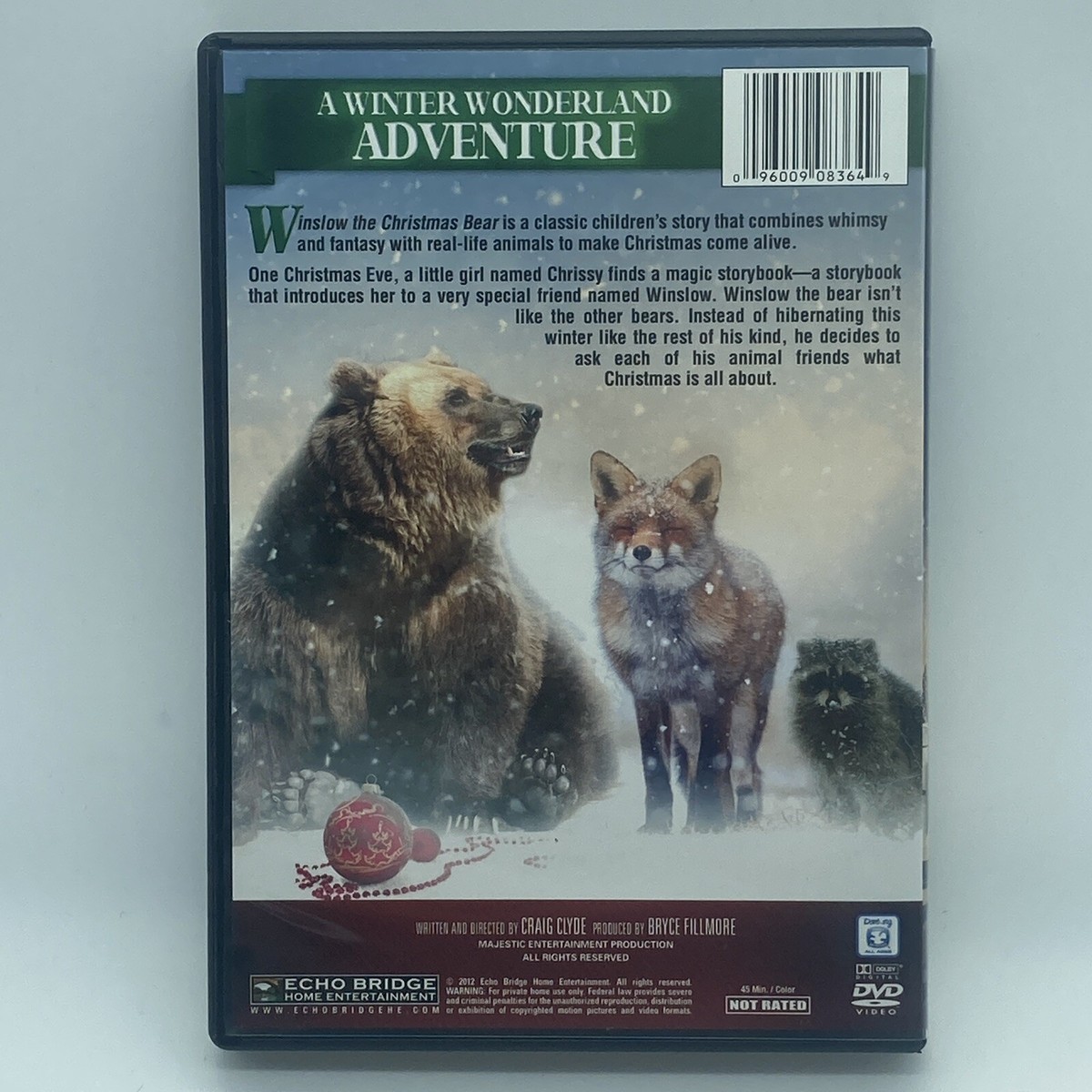 Winslow the Christmas Bear (DVD, 2013) for sale online | eBay