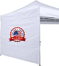 Carpa De Patio 10x10 Toldo Para Fiesta Exterior Playa Con 3 Paredes Laterales US