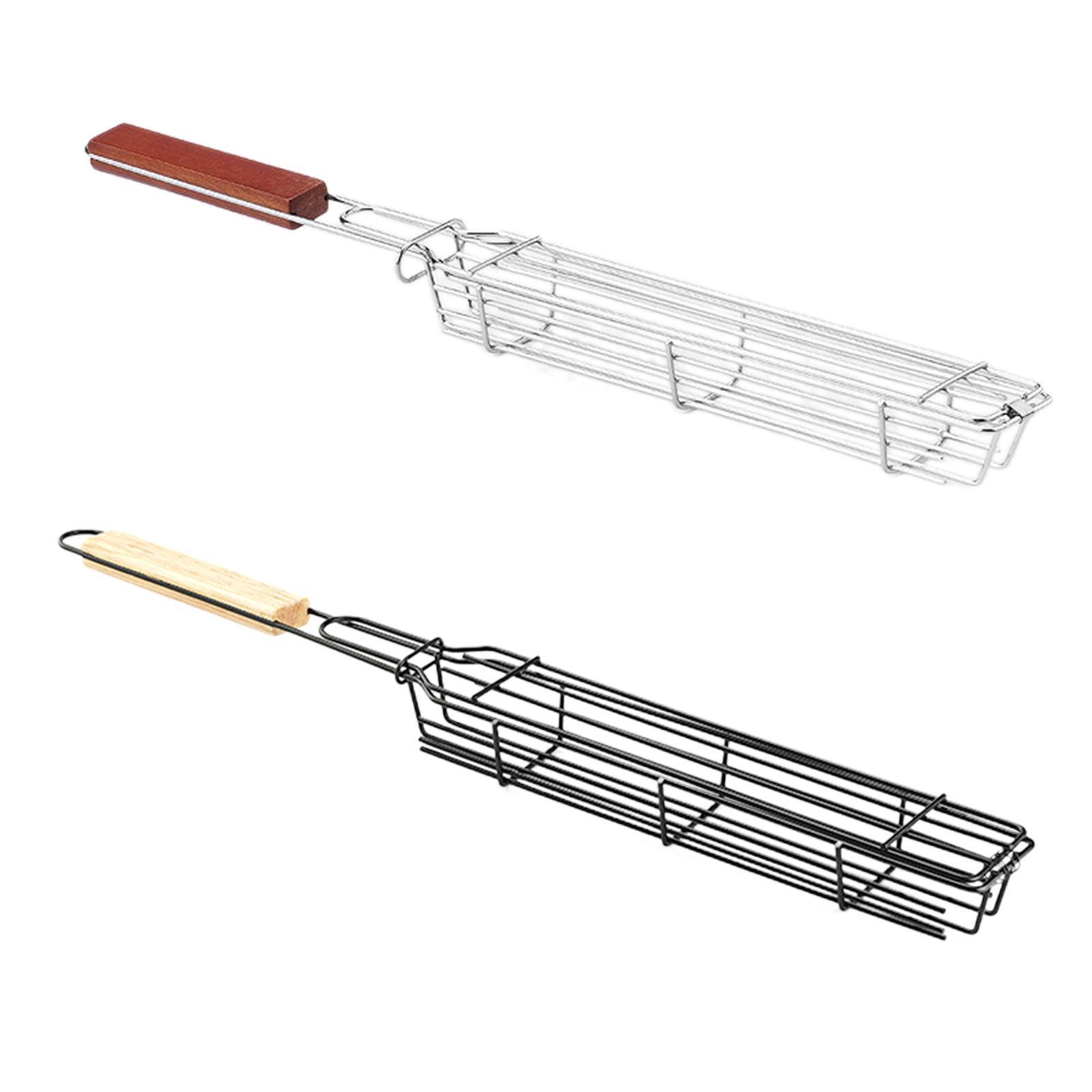 Grill Wurstgrillkorb Grill Gemüse Hot Dogs Grillnetz Zubehör