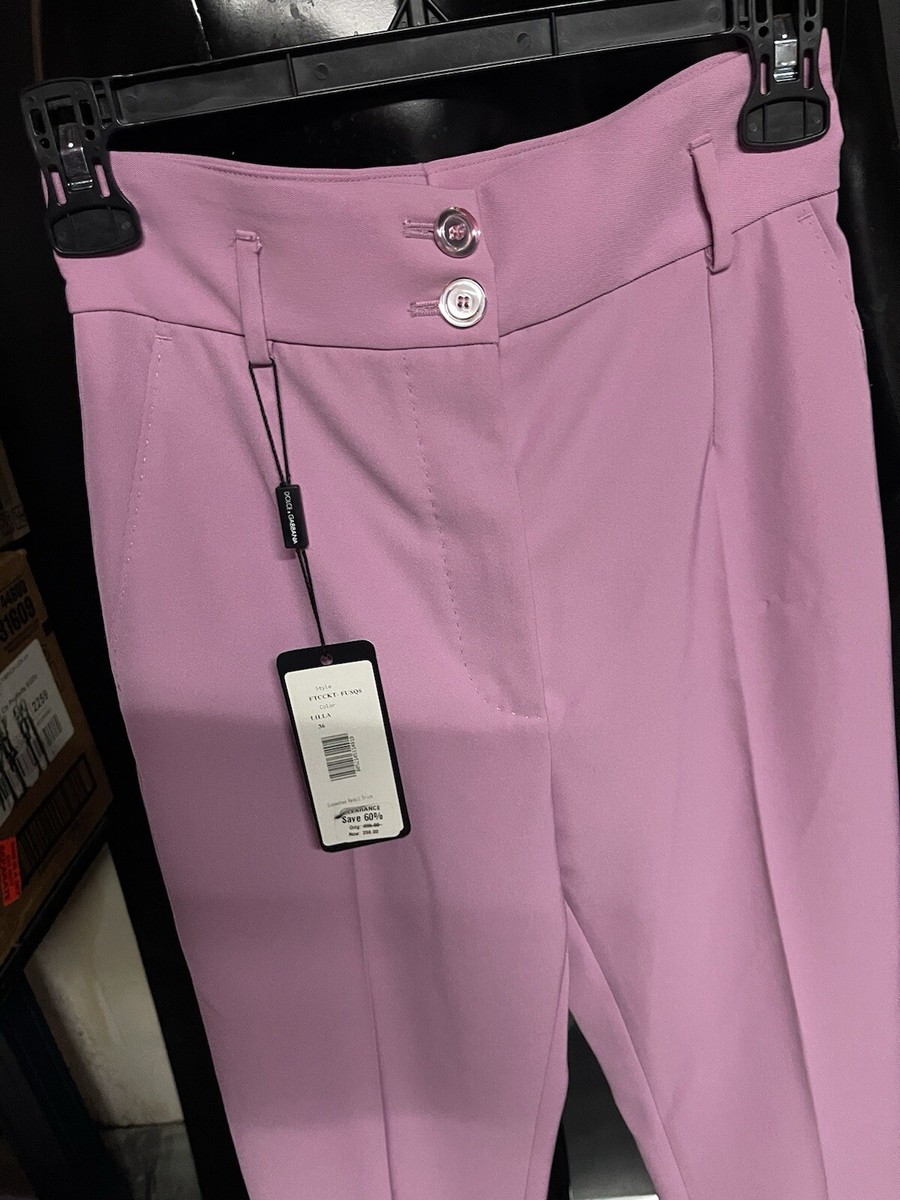 パンツ DOLCE  GABBANA Women Straight Pants FTAMPT IS1XJHN5IY Pink Dolce & Gabbana Floral Lace Trousers | Pink | FARFETCH