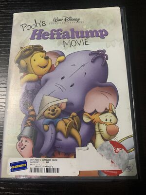 Pooh's Heffalump Movie (DVD,2006,Widescreen) Authentic US in Blockbuster Case