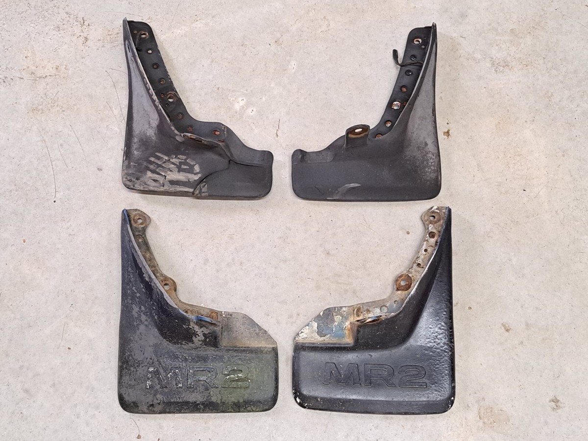 みわく Toyota MR2 AW11 Mud Flap Guard Set Front Back Left Right 86-89 OEM