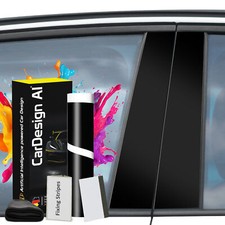 Dekor Schwarz-Glanz für Mercedes C-Klasse S205 2014-21 Kombi Zierleiste B-Säule Dekor Schwarz-Glanz für Mercedes C-Klasse S205 2014-21 Kombi Zierleiste B-Säule