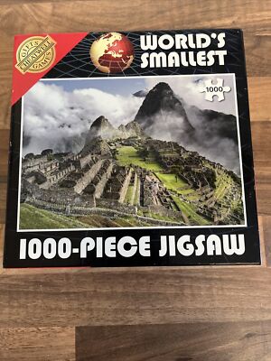 Puzzle Machu Picchu Welten kleinstes Puzzle 1000 Teile selten