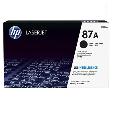HP CF287A   87A  Toner Cartridge - Black