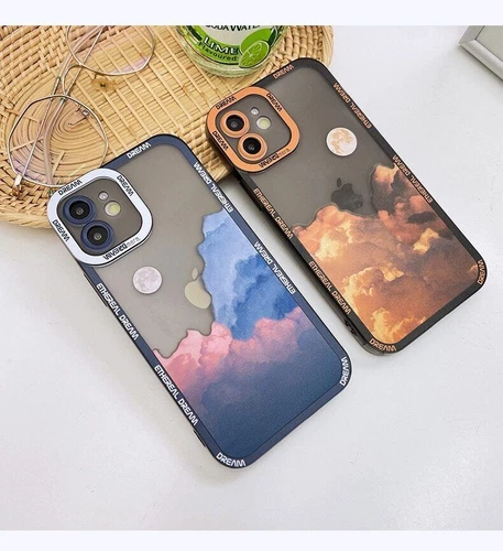 Aesthetic Snow Mountain Transparent Phone Case For iPhone 16 15 14 13 12 11 Pro - Picture 4 of 24