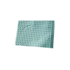 Tidi 917403 Dental Patient Bibs 3+1 Ply Paper Poly 13'' X 18" 500/Cs Blue