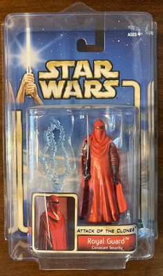STAR WARS Attack of the Clones ROYAL GUARD With Protective Case