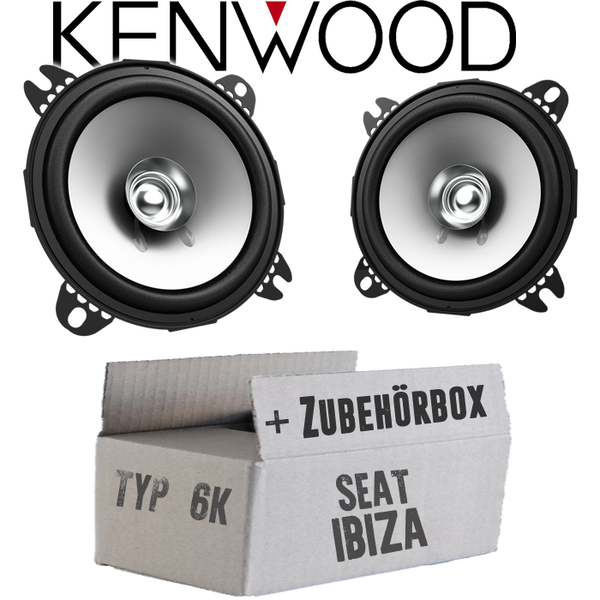 Kenwood Lautsprecher FüR Seat Ibiza 6K Armaturenbrett 10Cm Koax Auto Einbauset-image