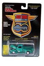 Racing Champions Hot Rod Magazine Issue #05 50th Anniv '40 Ford Pickup 
