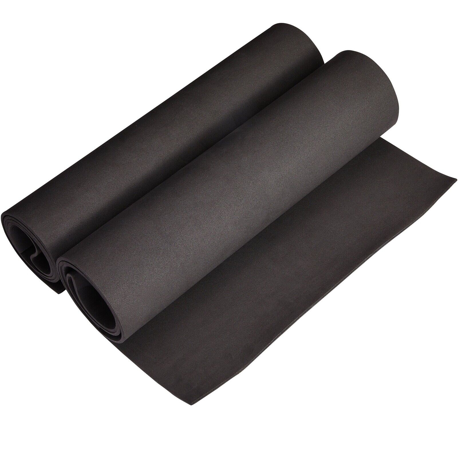 2 Pack Black EVA Foam Roll, 3mm High Density Sheets for Crafts, Cosplay, 14x39"