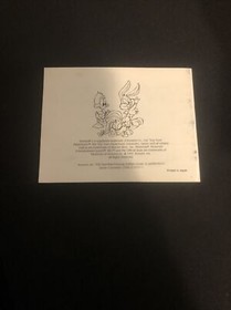 tiny toon Adventures nes manual