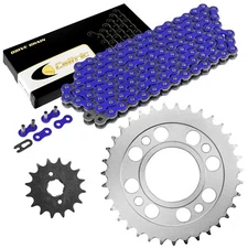 Celox Drive Chain & Sprockets Kit Fits HONDA CM400A CM400C CM400E CM400T / Blue