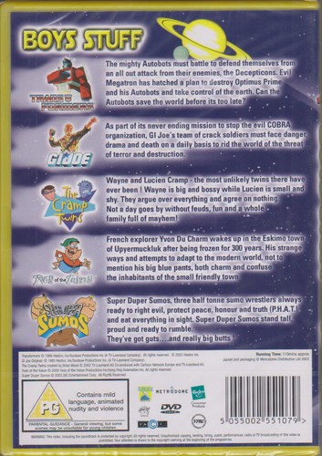 Boys Stuff - Transformers GI Joe Cramp Twins Super Duper Sumos New & Sealed DVD - Picture 2 of 2