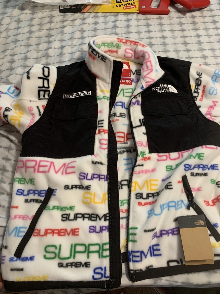 Supreme TheNorthFace Fleece Jacket 白M Supreme The North Face Steeptech Fleece White M Ready To Ship. | eBay