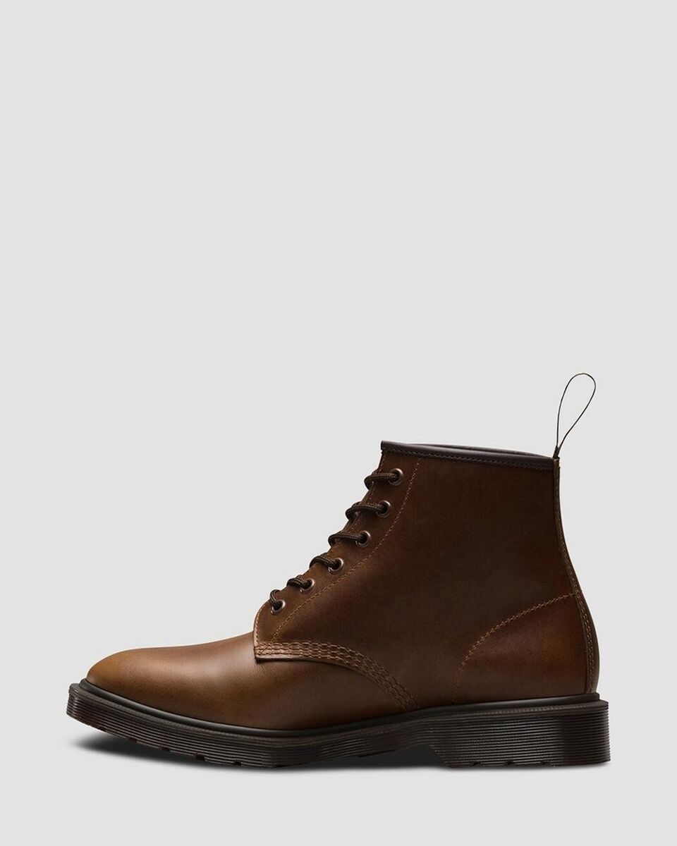 Dr. Martens Original 101 Smokethorn Brando Brown Boots, Size Dr. Martens Original 101 Smokethorn Brando Brown Boots, Size