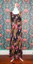 Vintage 90's Y2K Maxi Dress Whimsigoth Romantic Grunge Boho Floral Sequin