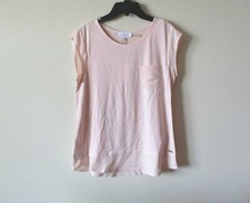 Calvin Klein Cap Sleeve Pocket T-Shirt S, M, L MSRP 39.50 NWT