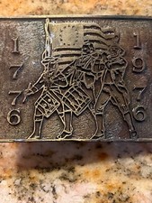 1776 to 1976 Centenial Belt Buckle- made in RI