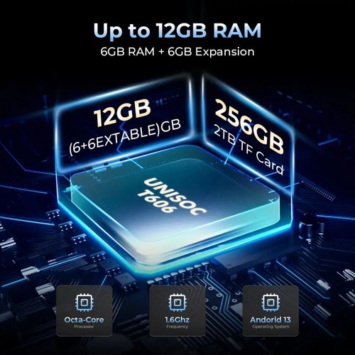 Global Version 10.1'' HOTWAV R7 4G Rugged Tablet 12GB+256GB 15600mAh Widevine L1 - Picture 4 of 14