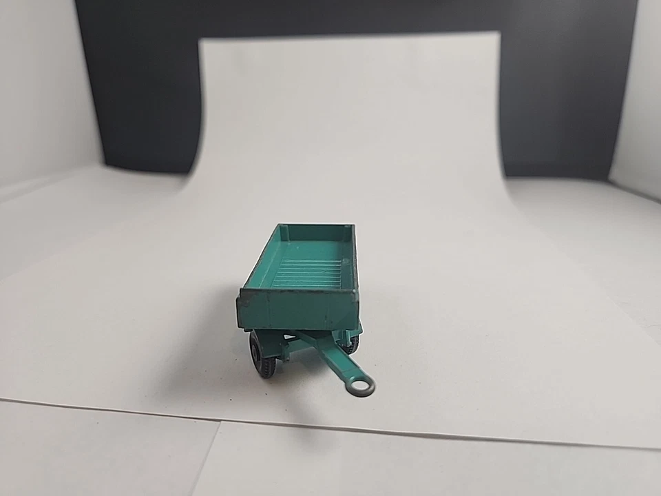 Lesney Matchbox Mercedes Trailer No.2 1968 Teal Made in United Kingdom - Image 4 of 4