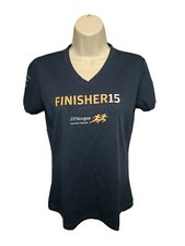 2015 JP Morgan Corporate Challenge Finisher Womens Small Gray Jersey