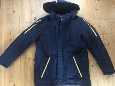 Neu - Herren Winterjacke - Cipo & Baxx - Gr L - blau