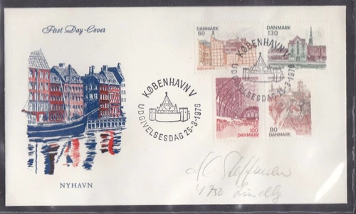 DENMARK 1976 FIRST DAY COVER VIEWS OF COPENHAGEN